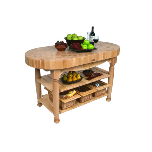 John Boos American Heritage Harvest Table & Reviews Wayfair